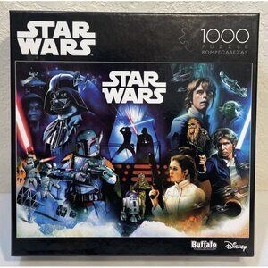 Star Wars 1000 Pc Puzzle - Cool Collage Jigsaw - New Sealed! Darth Chewbacca Han